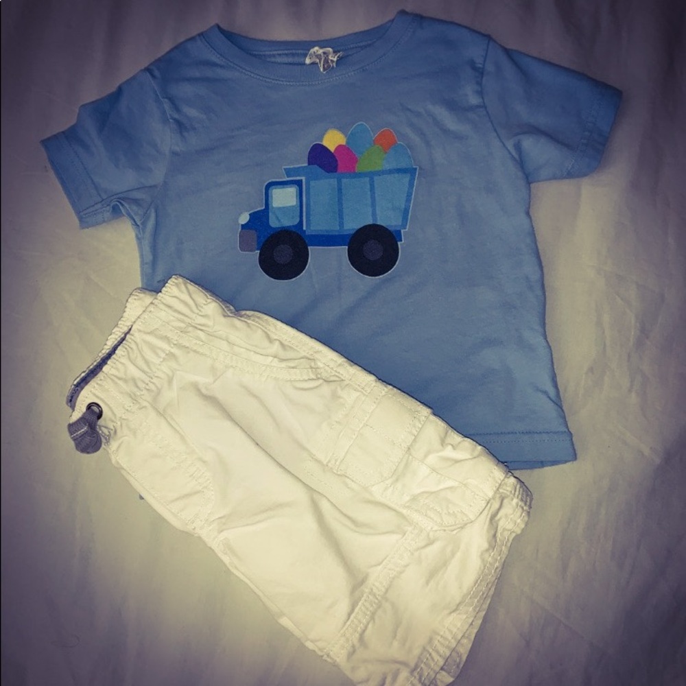 Size 2T Easter outfit, top and bottom
